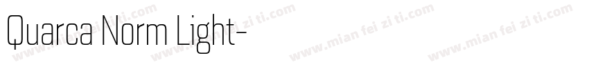 Quarca Norm Light字体转换
